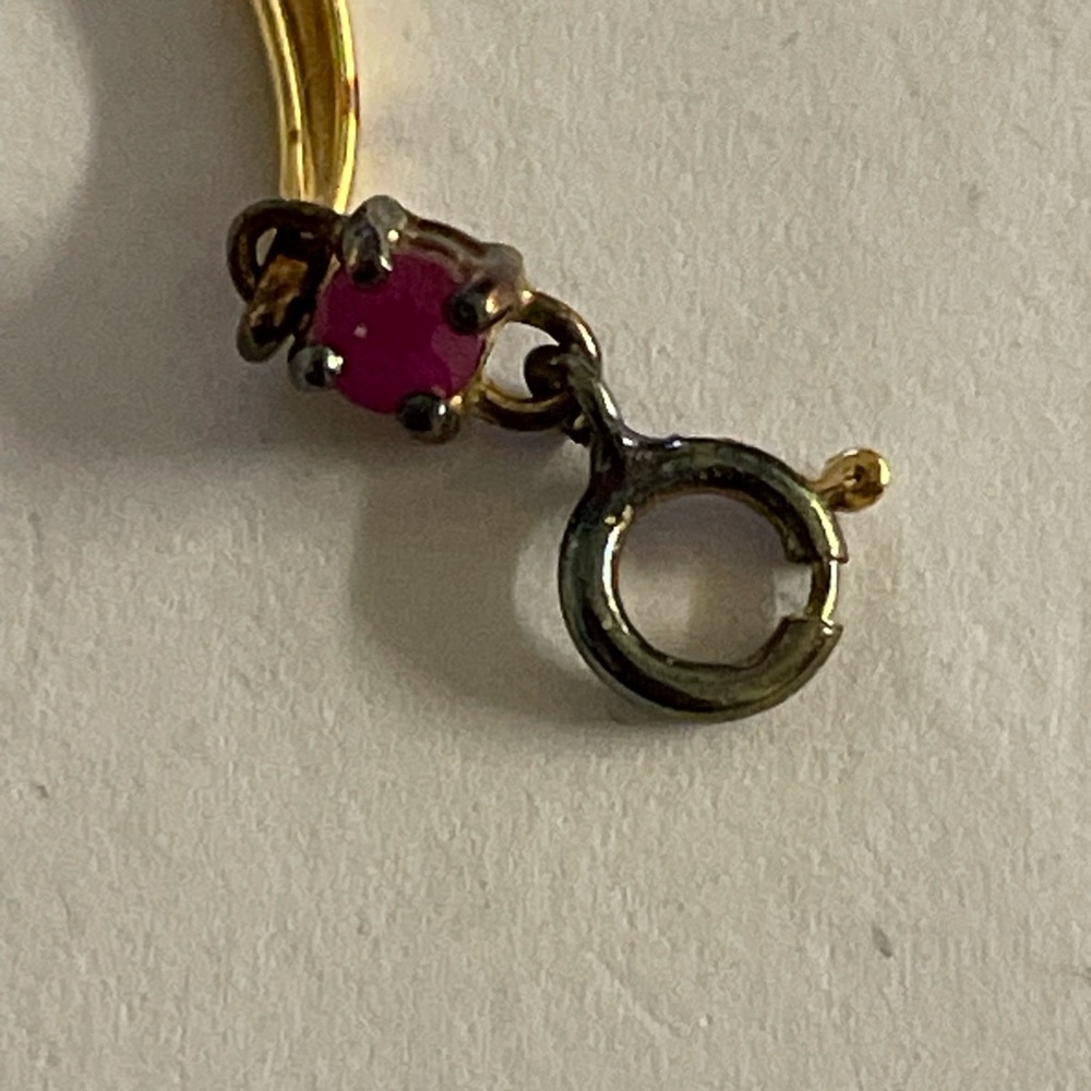 Ross Simons Ruby Bracelet Gold Over Sterling Silv… - image 7